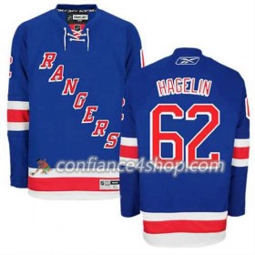 Reebok Maillot de Hockey New York Rangers Carl Hagelin #62 Domicile Bleu royal - Homme