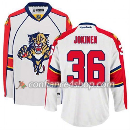 Reebok Maillot de Hockey Florida Panthers Jussi Jokinen #36 Extérieur blanc - Homme