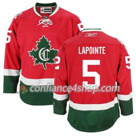 Reebok Maillot de Hockey Montreal Canadiens Guy Lapointe 5 Third rouge - Homme