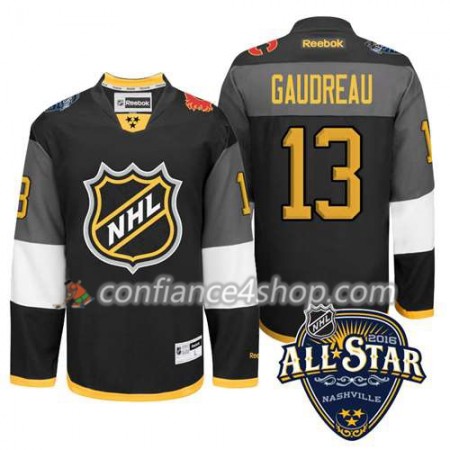 Maillot de Hockey 2016 All-Star Calgary Flames Johnny Gaudreau #13 Noir - Homme
