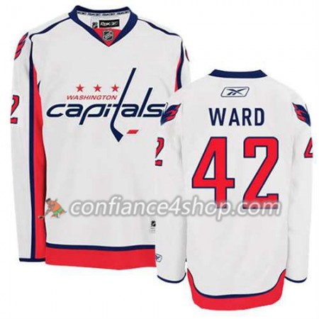 Reebok Maillot de Hockey Washington Capitals Joel Ward #42 Extérieur blanc - Homme