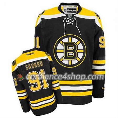 Reebok Maillot de Hockey Boston Bruins Marc Savard #91 Domicile Noir - Homme