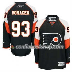 Reebok Maillot de Hockey Philadelphia Flyers Jakub Voracek #93 Third Noir - Homme