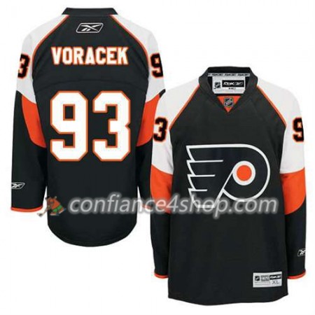 Reebok Maillot de Hockey Philadelphia Flyers Jakub Voracek #93 Third Noir - Homme