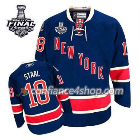 Maillot de Hockey New York Rangers Marc Staal #18 Third Bleu marin 2014 Stanley Cup - Homme Maillot de Hockey New York Rangers Marc Staal #18 Third Bleu marin 2014 Stanley Cup - Homme