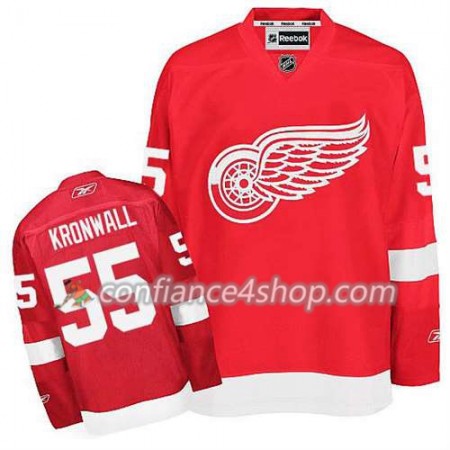 Reebok Maillot de Hockey Detroit Red Wings Niklas Kronwall #55 Domicile rouge - Homme