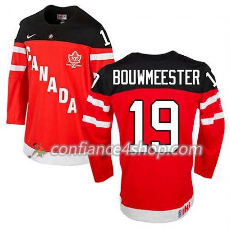 Maillot de Hockey Premier Olympic-Canada Team Jay Bouwmeester #19 100th Anniversary rouge - Homme