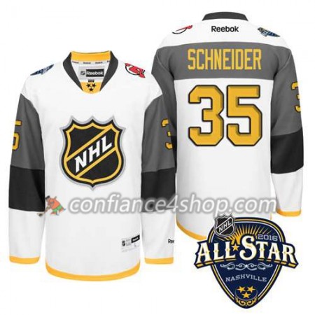 Maillot de Hockey 2016 All-Star New Jersey Devils Cory Schneider #35 Noir - Homme