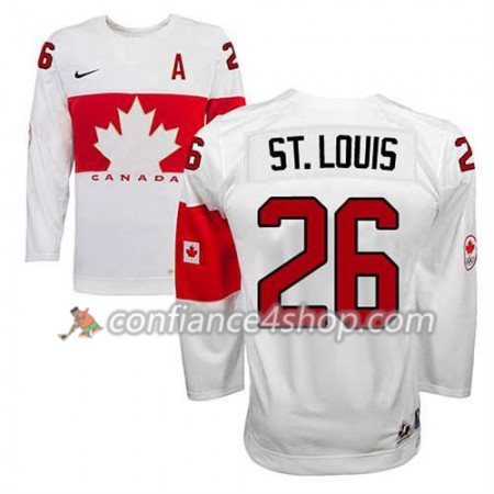Maillot de Hockey Premier Olympic-Canada Team Martin St. Louis #26 Domicile blanc - Homme