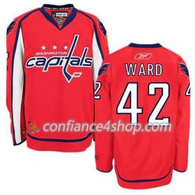 Reebok Maillot de Hockey Washington Capitals Joel Ward #42 Domicile rouge - Homme