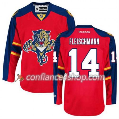 Reebok Maillot de Hockey Florida Panthers Tomas Fleischmann #14 Domicile rouge - Homme