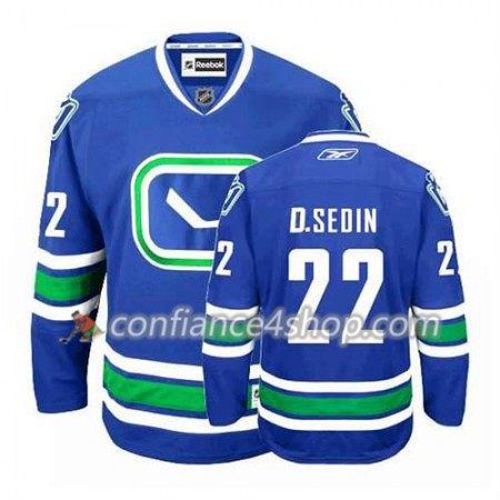 Reebok Maillot de Hockey Vancouver Canucks Daniel Sedin #22 Third Bleu royal - Homme