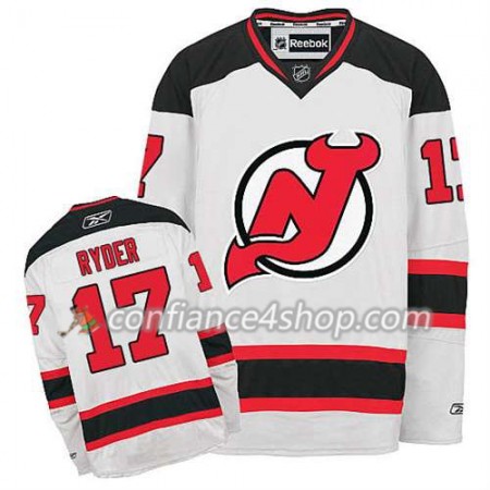 Reebok Maillot de Hockey New Jersey Devils Michael Ryder #17 Extérieur blanc - Homme
