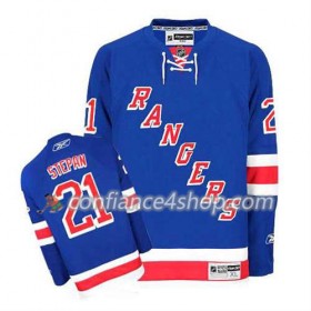 Reebok Maillot de Hockey New York Rangers Derek Stepan #21 Domicile Bleu royal - Homme