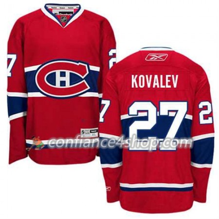 Reebok Maillot de Hockey Montreal Canadiens Alexei Kovalev #27 Domicile rouge - Homme