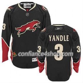 Reebok Maillot de Hockey Phoenix Coyotes Keith Yandle 3 Noir Third - Homme