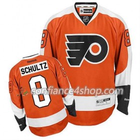 Reebok Maillot de Hockey Philadelphia Flyers Dave Schultz #8 Domicile Orange - Homme