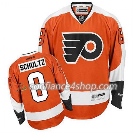 Reebok Maillot de Hockey Philadelphia Flyers Dave Schultz #8 Domicile Orange - Homme