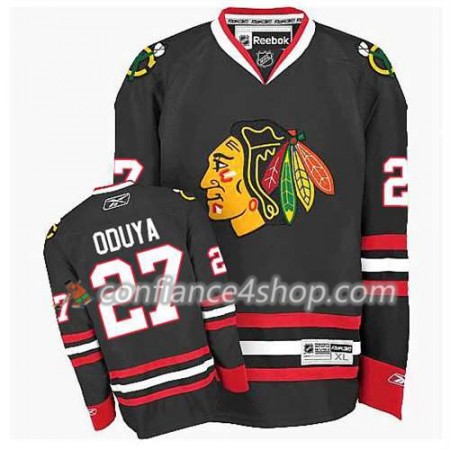 Maillot de Hockey Chicago Blackhawks Johnny Oduya #27 Premier Third Noir - Enfant