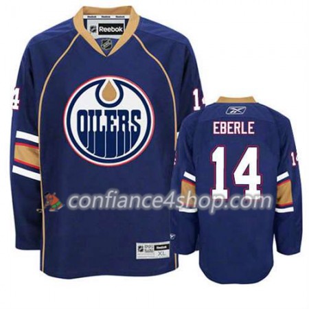 Reebok Maillot de Hockey Edmonton Oilers Jordan Eberle #14 Third Bleu marin - Homme
