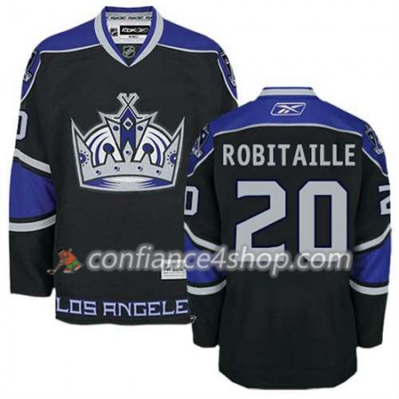Reebok Maillot de Hockey Los Angeles Kings Luc Robitaille #20 Third Noir - Homme