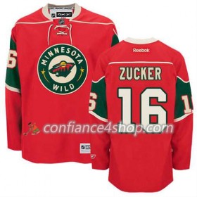 Reebok Maillot de Hockey Minnesota Wild Jason Zucker #16 Domicile rouge - Homme