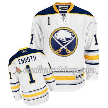 Reebok Maillot de Hockey Buffalo Sabres Jhonas Enroth #1 Extérieur blanc - Homme