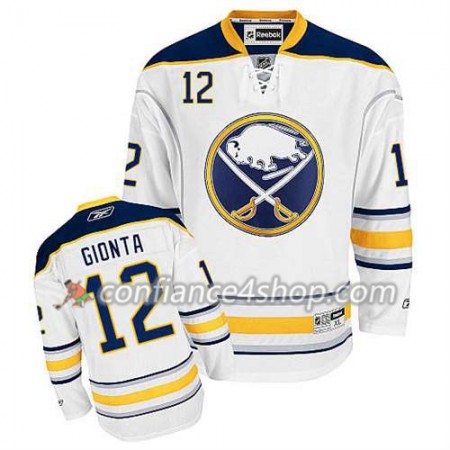 Reebok Maillot de Hockey Buffalo Sabres Brian Gionta #12 Extérieur blanc - Homme
