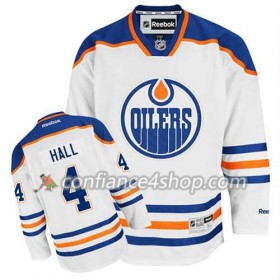 Reebok Maillot de Hockey Edmonton Oilers Taylor Hall #4 Extérieur blanc - Homme