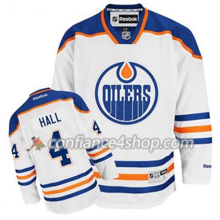 Reebok Maillot de Hockey Edmonton Oilers Taylor Hall #4 Extérieur blanc - Homme