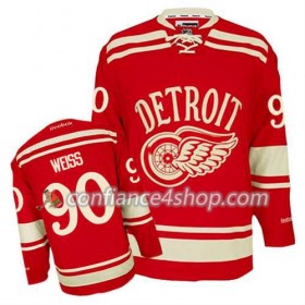 Reebok Maillot de Hockey Detroit Red Wings Stephen Weiss #90 2014 Winter Classic blanc - Homme
