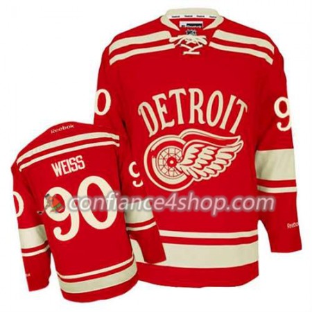 Reebok Maillot de Hockey Detroit Red Wings Stephen Weiss #90 2014 Winter Classic blanc - Homme
