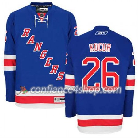Reebok Maillot de Hockey New York Rangers Joe Kocur #26 Domicile Bleu royal - Homme