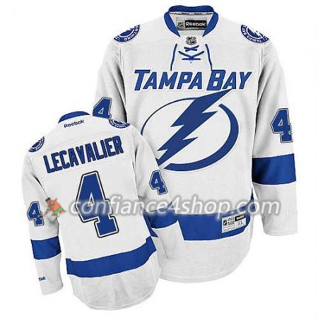 Reebok Maillot de Hockey Tampa Bay Lightning Vincent Lecavalier #4 Extérieur blanc - Homme