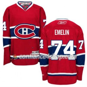 Reebok Maillot de Hockey Montreal Canadiens Alexei Emelin #74 Domicile rouge - Homme
