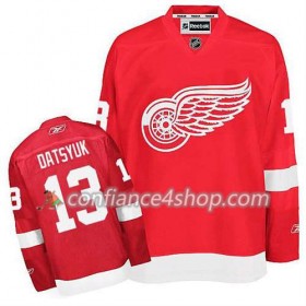 Reebok Maillot de Hockey Detroit Red Wings Pavel Datsyuk #13 Domicile rouge - Homme