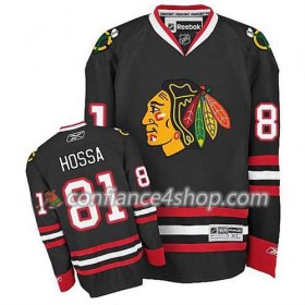 Maillot de Hockey Chicago Blackhawks Marian Hossa #81 Premier Third Noir - Enfant