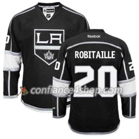 Reebok Maillot de Hockey Los Angeles Kings Luc Robitaille #20 Domicile Noir - Homme