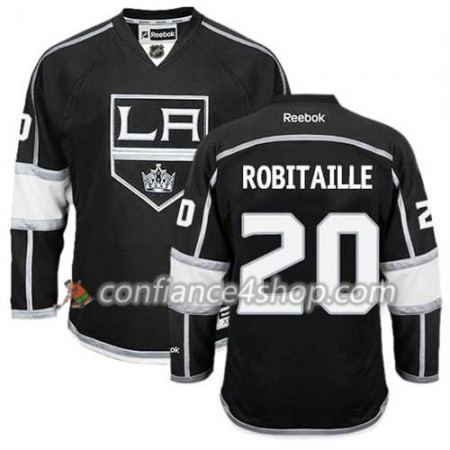 Reebok Maillot de Hockey Los Angeles Kings Luc Robitaille #20 Domicile Noir - Homme
