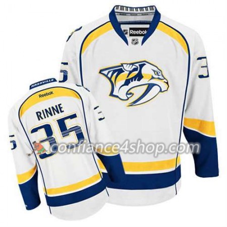 Reebok Maillot de Hockey Nashville Predators Pekka Rinne #35 Extérieur blanc - Homme