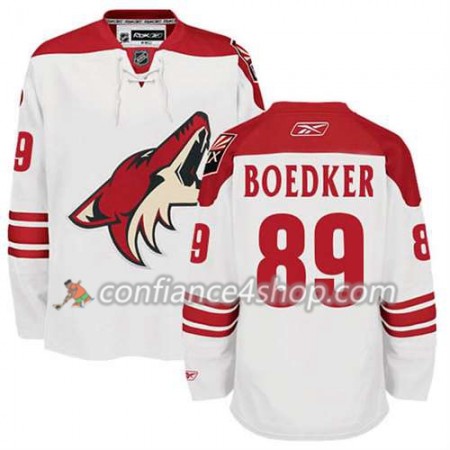 Reebok Maillot de Hockey Phoenix Coyotes Mikkel Boedker 89 Blanc Extérieur - Homme
