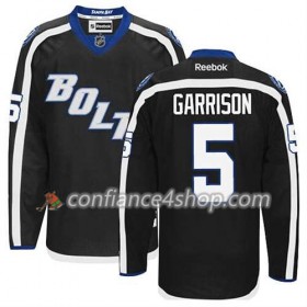 Reebok Maillot de Hockey Tampa Bay Lightning Jason Garrison #5 Third Noir - Homme