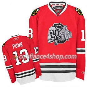 Maillot de Hockey Chicago Blackhawks CM Punk #13 Skull rouge - Enfant