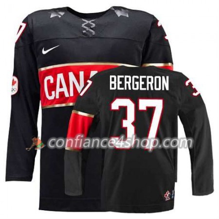 Maillot de Hockey Premier Olympic-Canada Team Patrice Bergeron #37 Third Noir - Homme