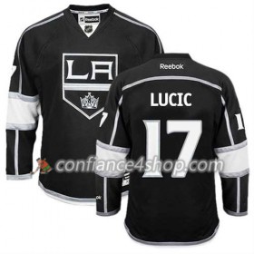 Reebok Maillot de Hockey Los Angeles Kings Milan Lucic #17 Domicile Noir Noir - Homme