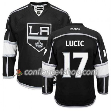 Reebok Maillot de Hockey Los Angeles Kings Milan Lucic #17 Domicile Noir Noir - Homme