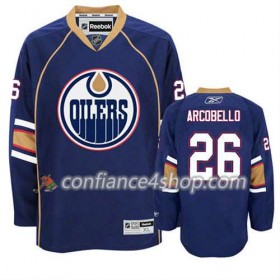 Reebok Maillot de Hockey Edmonton Oilers Mark Arcobello #26 Third Bleu marin - Homme