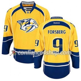 Reebok Maillot de Hockey Nashville Predators Filip Forsberg #9 Domicile Or - Homme
