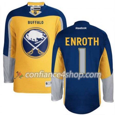 Reebok Maillot de Hockey Buffalo Sabres Jhonas Enroth 1 Third Or - Homme