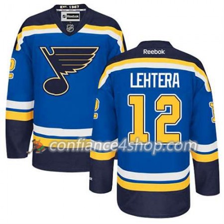 Reebok Maillot de Hockey St. Louis Blues Jori Lehtera #12 Domicile Bleu royal - Homme